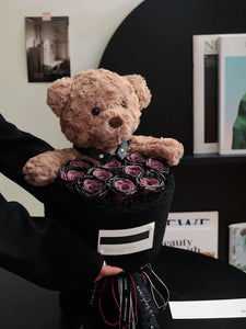 Teddy Lovers - everlasting roses