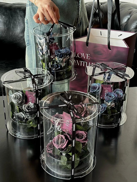 Everlasting Terrarium - everlasting roses