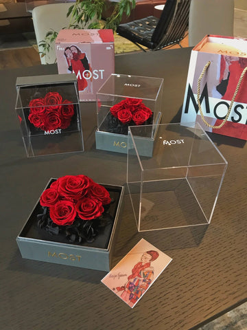 Love You Most - everlasting roses