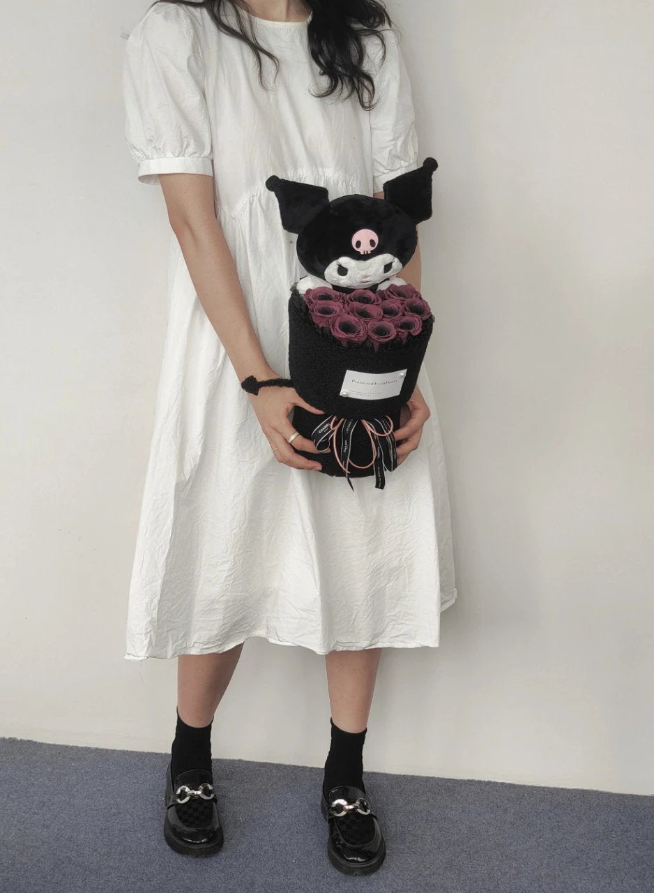 Kuromi’s Bouquet - everlasting roses