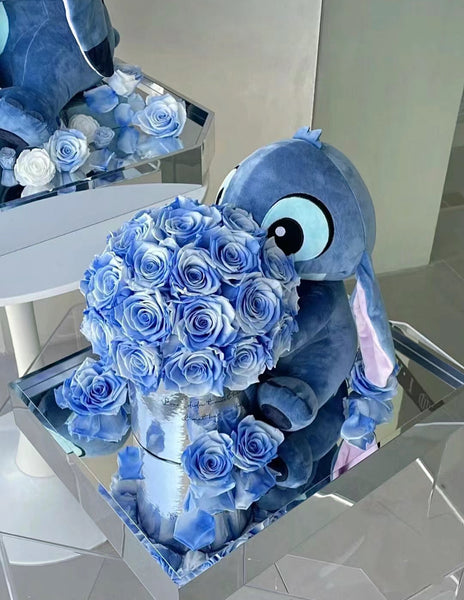 Stitch’s Blue Ohana - everlasting roses