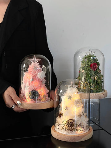 Light Up Christmas Tree - everlasting flower