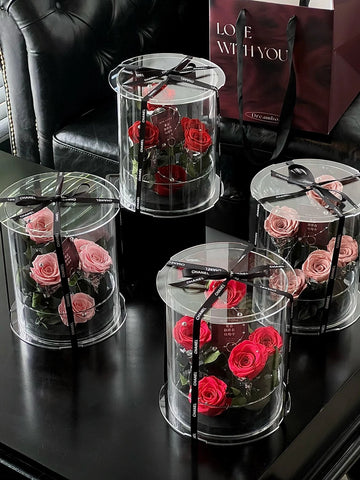 Everlasting Terrarium - everlasting roses