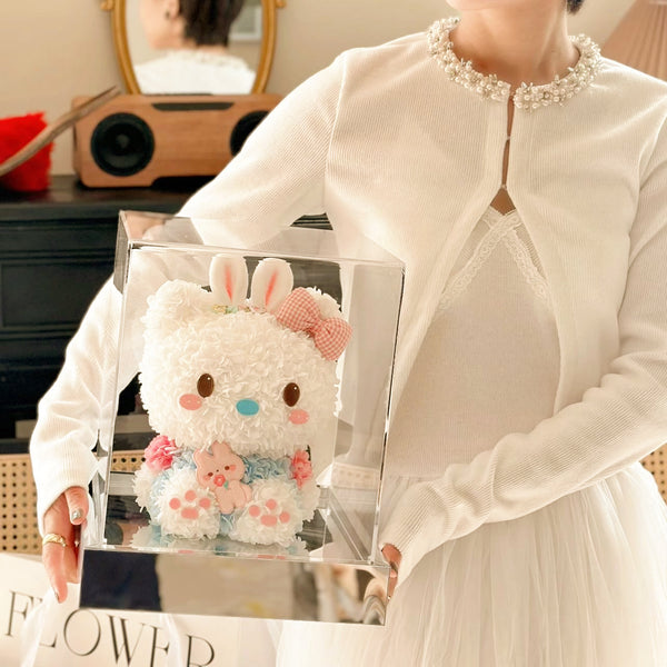 Bunny Ear Hello Kitty - everlasting flower
