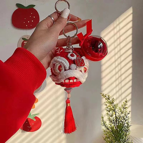 Lion Dance Keychain